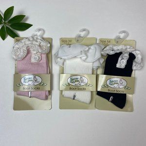 NWT BUNDLE 3 pairs Baby Deer Socks M (9-18 months)
